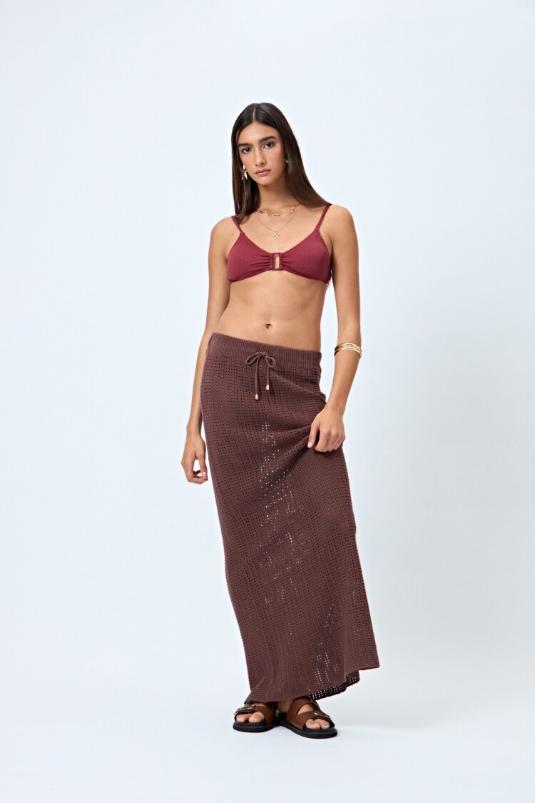 FALDA SILOE Chocolate