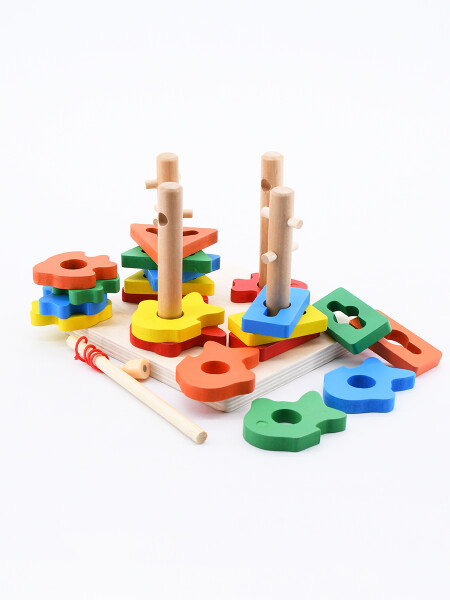 JUEGO ENCASTRE FORMAS MULTICOLOR
