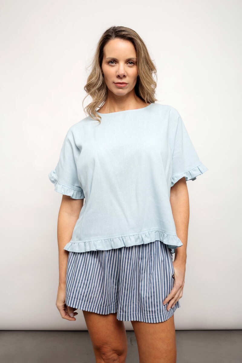 Blusa Teresa Celeste