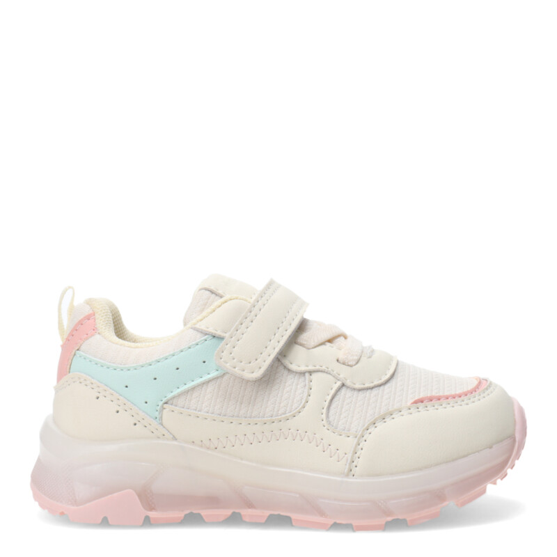 Championes de Niña MINI Miss Carol CRIBB con velcro Beige