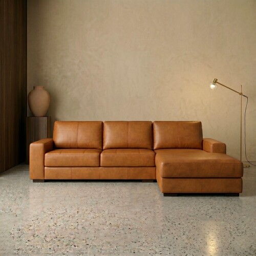 Sillón 3 cuerpos con Chaise - Como Camel Izquierdo