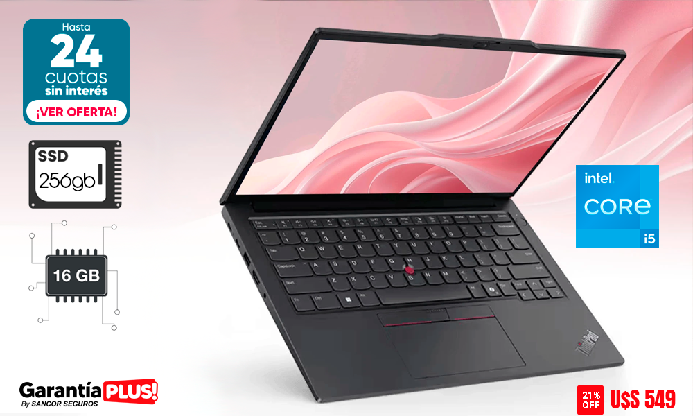 Oferta especial: Notebook Lenovo Thinkpad T14