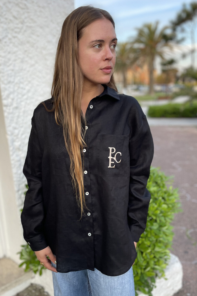 Camisa costa - Negro 