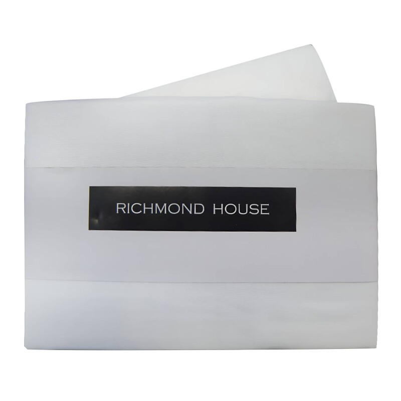 Juego De Sábanas Richmond House Queen Para Dormitorio Suave Y Confortable Blanco