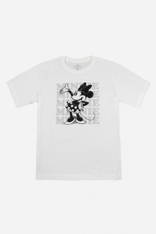 Remera Minnie Mujer BLANCO