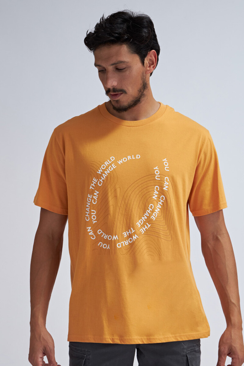 Remera Estampa You Can Change The World