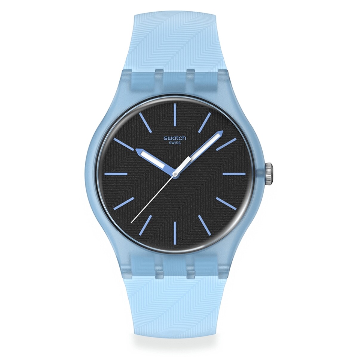 Reloj Swatch So29l101 Blue Moves De Silicona 