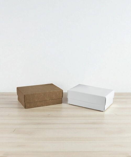 Pack x 20 unid - caja 03 eco 8x12x4,5 cm. REVERSIBLE BLANCO MADERA
