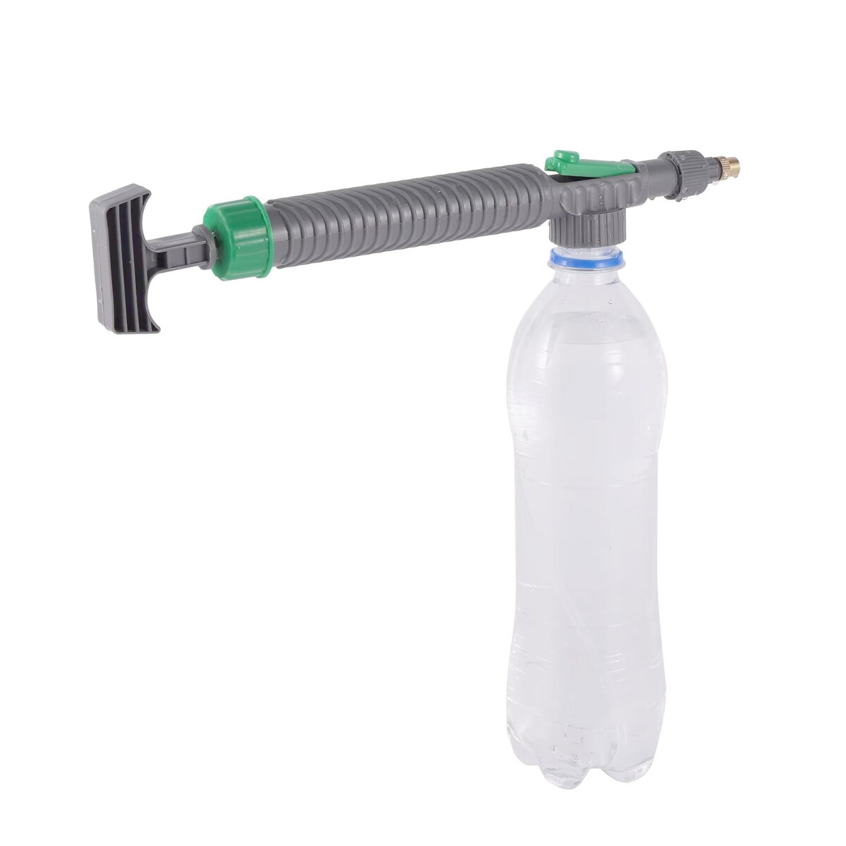 Pulverizador Agua Regador Rociador A Presión Para Botellas - Variante Color Gris 