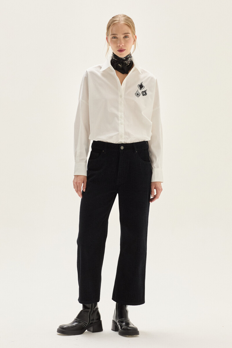 Camisa Hearts Blanco