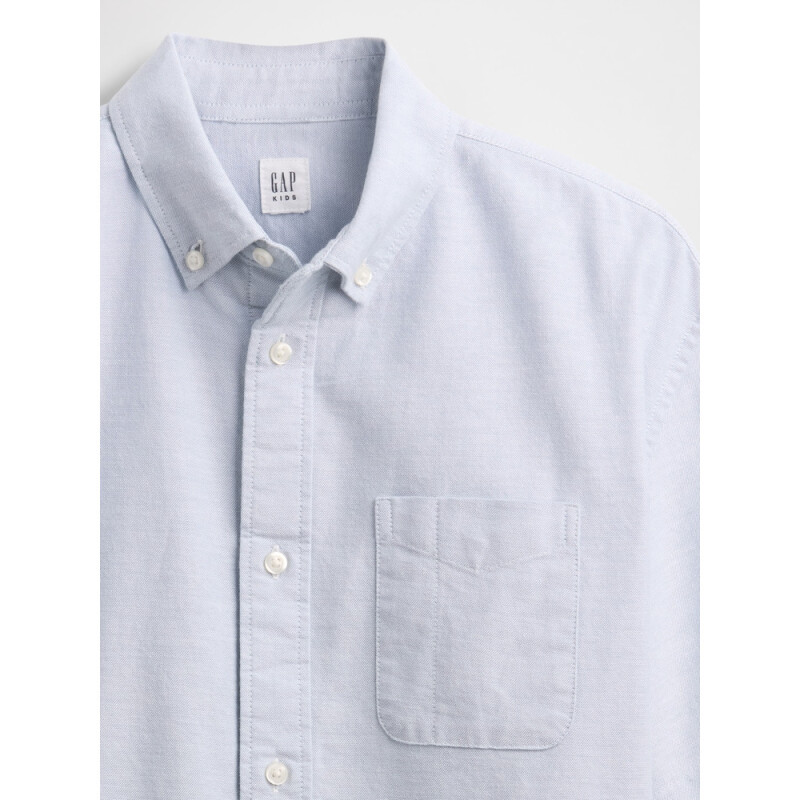 RELAXED SS OXFORD BLUE OXFORD