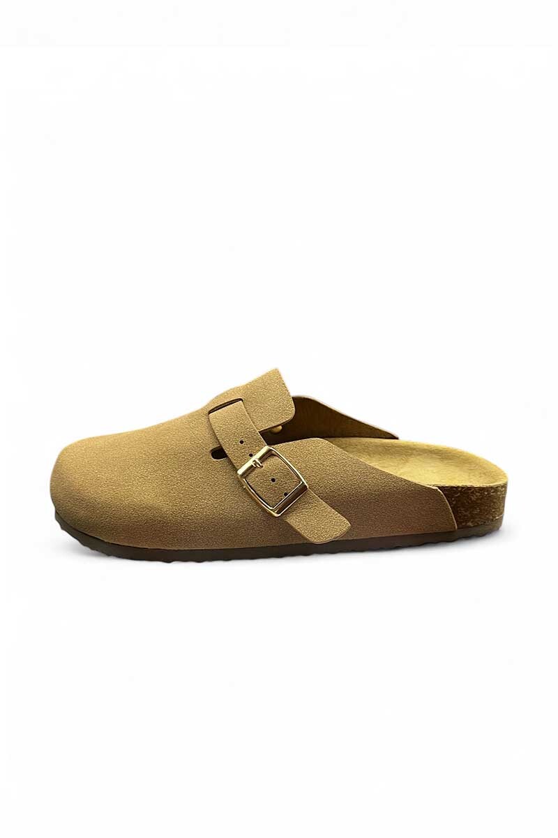 ZUECO BETTINA 1 HEBILLAS BT402 Camel