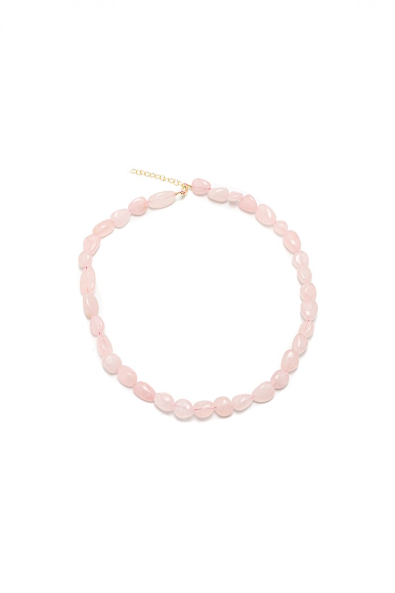 Collar Cuarzo - Rosado 