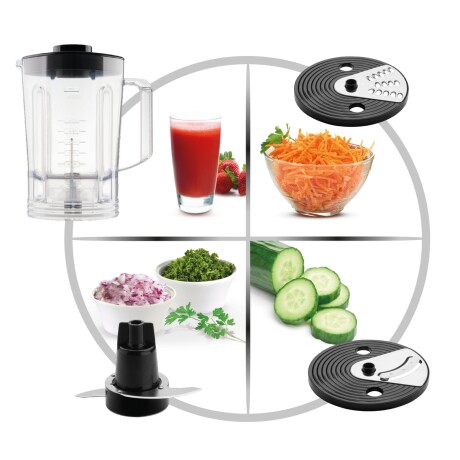 Multiprocesador de alimentos Arno Multichef | 4 en 1 | Potencia de 600W. Multiprocesador de alimentos Arno Multichef | 4 en 1 | Potencia de 600W.