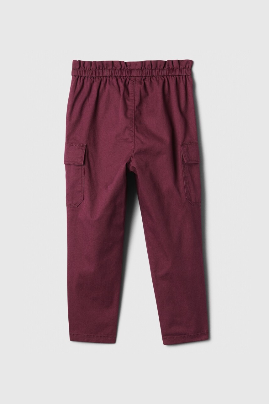 Pantalón Cargo Toddler Niña Plum Pudding