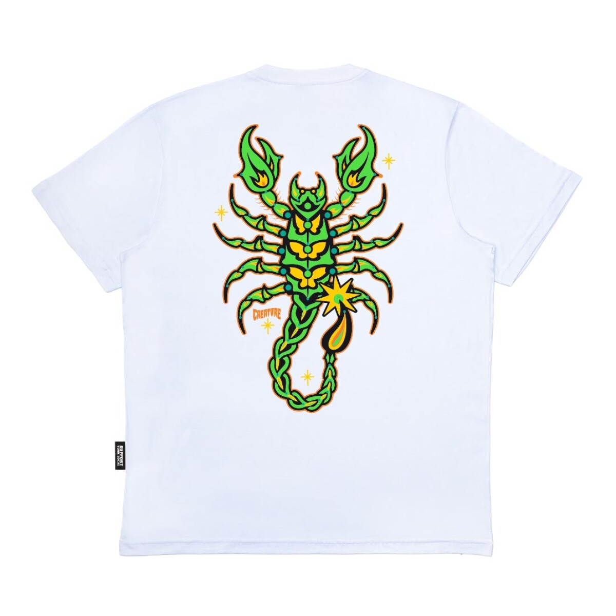 Remera Creature Deadly Sands SS - Blanco 