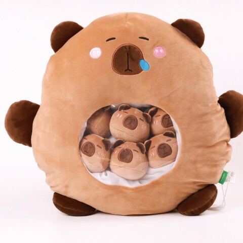 CARPINCHO DE 60 CM CON 6 BEBES EN SU INTERIOR CARPINCHO DE 60 CM CON 6 BEBES EN SU INTERIOR