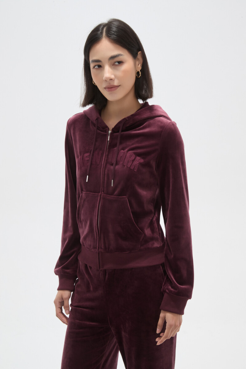 Campera Tanoa - Cereza Oscuro 