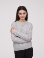 Sweater Osada Gris Melange Medio