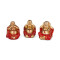 SET DE 3 BUDAS Gp064/sabios 9cm
