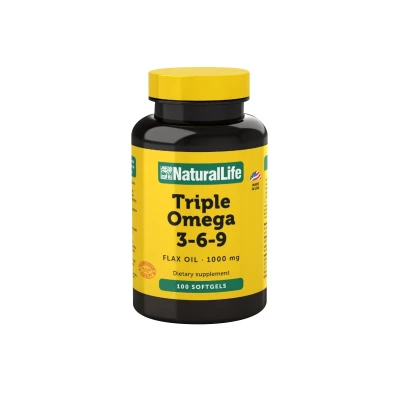 Triple Omega 3, 6, 9 x100 Natural Life Triple Omega 3,6,9 Natural Lif