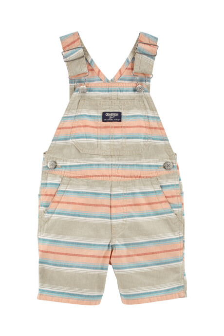 Enterito corto de algodón a rayas. Talles 2-5T Enterito corto de algodón a rayas. Talles 2-5T