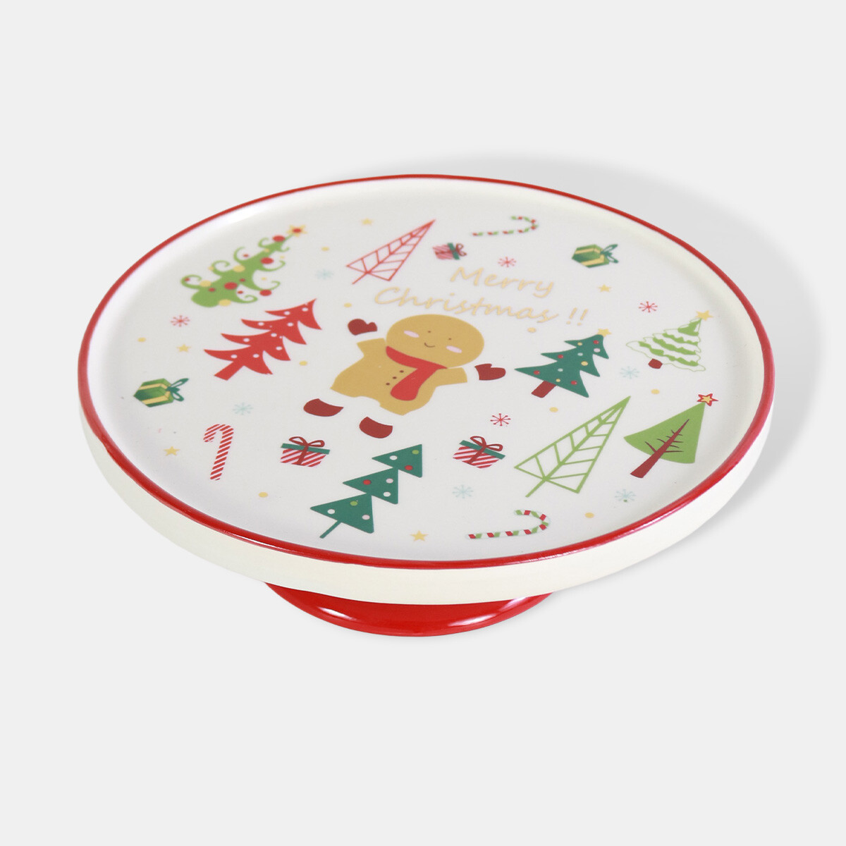 BANDEJA CERAMICA NAV C/BASE 23X7.8CM 