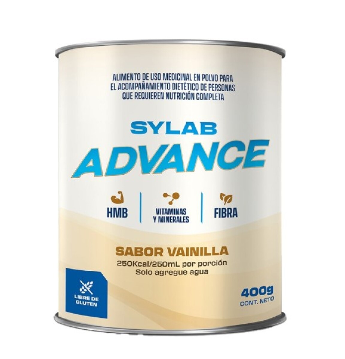 Sylab Advance suplemento 400g sabor vainilla 