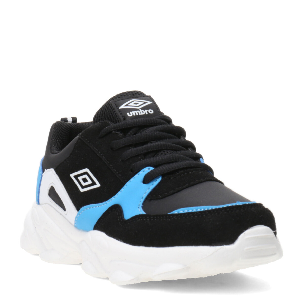 Championes de Niña Umbro - Negro - Azul Francia - Blanco 
