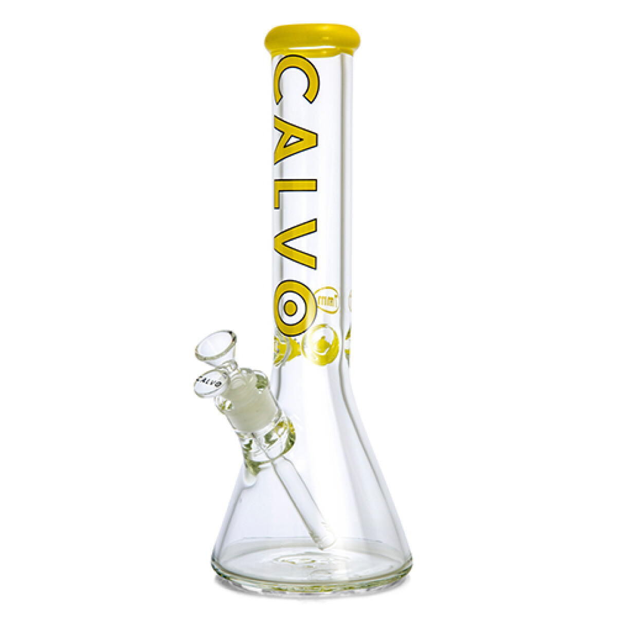 BONG CALVO GLASS BEAKER 35CM - AMARILLO 