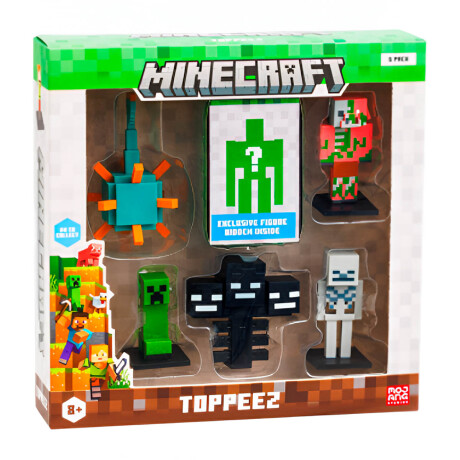 Minecraft Figuras Pack X6 Personajes Sorpresa Minecraft Figuras Pack X6 Personajes Sorpresa