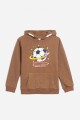 Buzo estampado MARRON