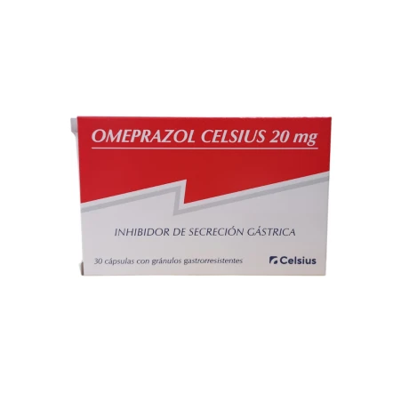 Inhibidor De Secreción Gástrica Omeprazol 20 mg 001