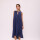 VESTIDO POLK LONG Azul