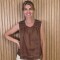 Musculosa Maui Lino Chocolate
