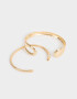 Pulseras Rígidas Sets Metal Pulseras Rígidas De Metal - Dorado