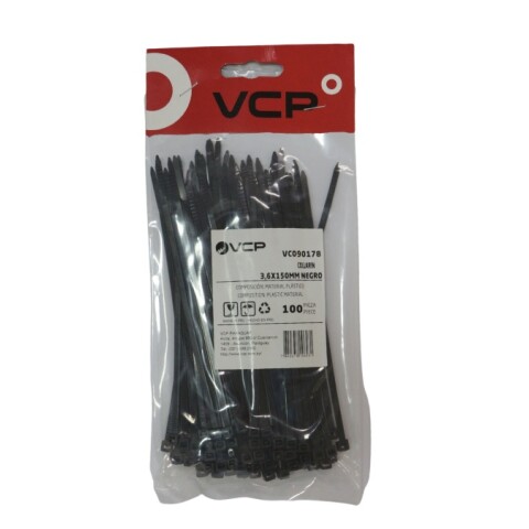 COLLARIN 3,6X150MM NEGRO COLLARIN 3,6X150MM NEGRO