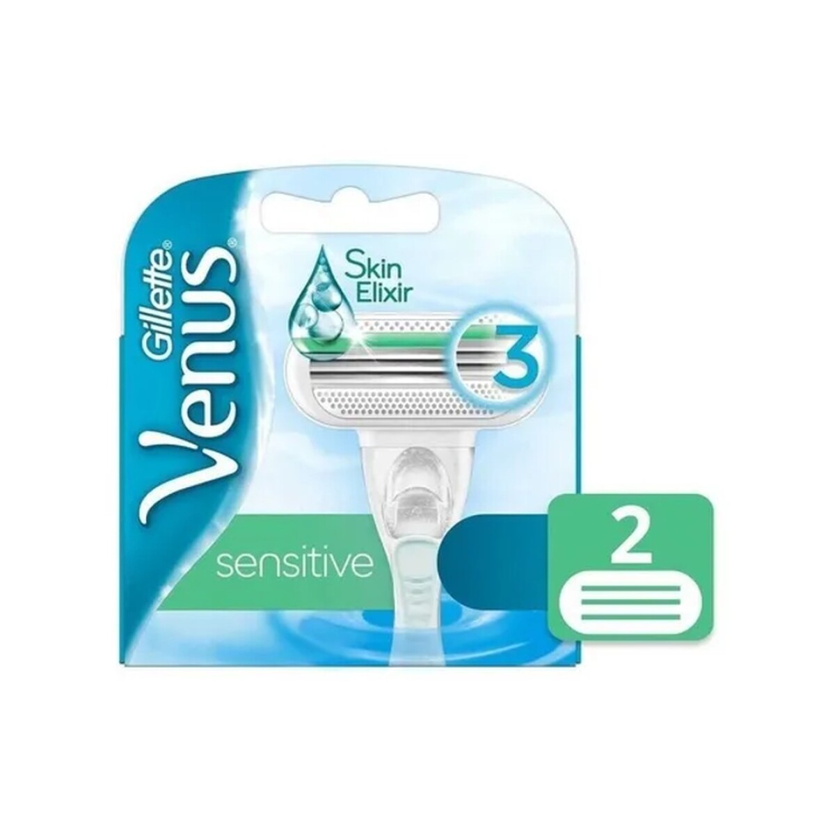 GILLETTE VENUS SENSITIV .X2 REP 