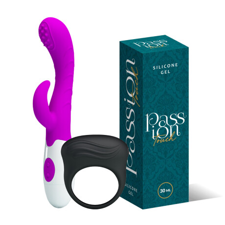 Vibrador Arthur + Anillo Vibrador Bertram + Passion Touch Vibrador Arthur + Anillo Vibrador Bertram + Passion Touch