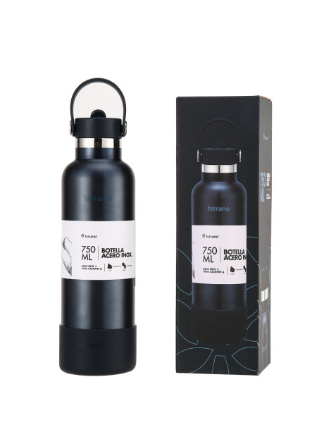 Botella Térmica con Pico 750mL. Azul Metalizado