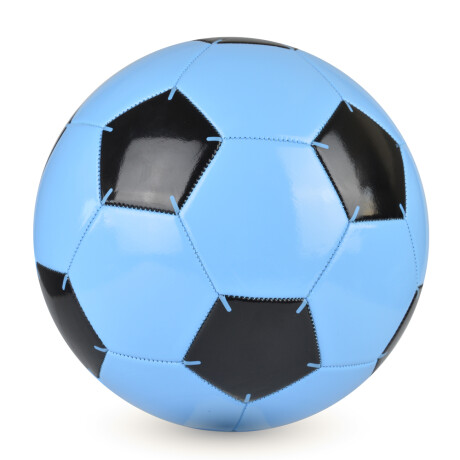 Pelota Classic N°5 Diámetro 22CM CELESTE-NEGRO