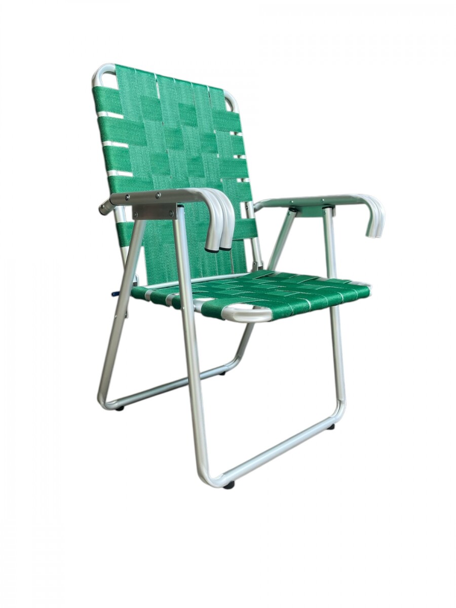 Silla plegable aluminio nacional - Verde 