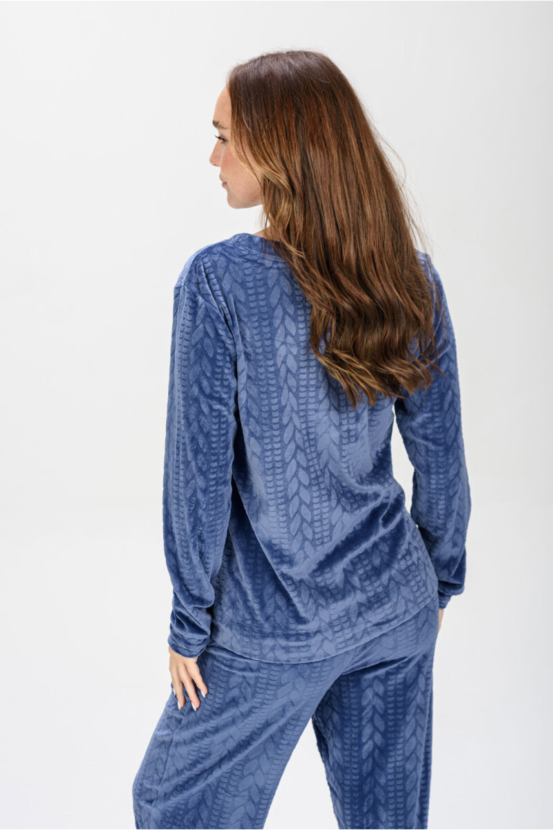 PIYAMA JOGGER LABRADO AZUL