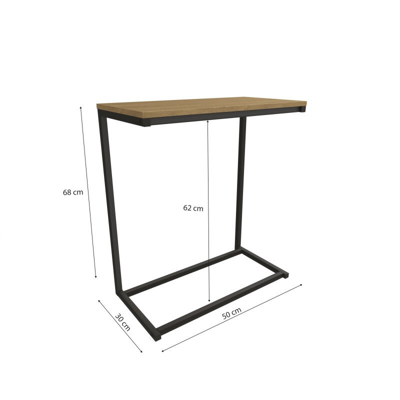 Mesa de Apoyo Miel y Negro Mesa de Apoyo Miel y Negro