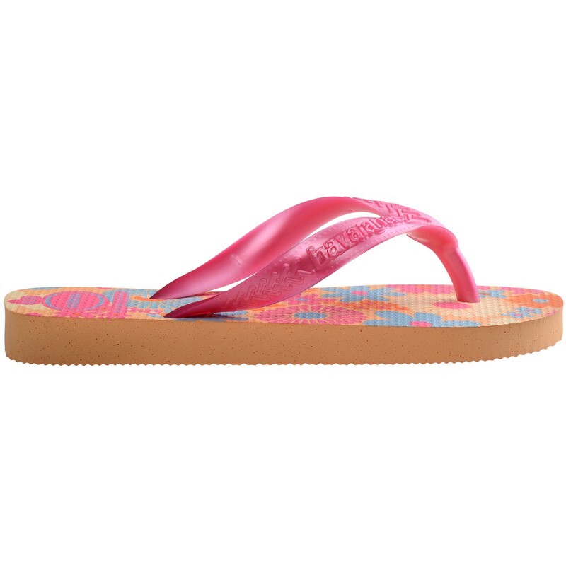 Ojotas Havaianas Kids Flores Rosado
