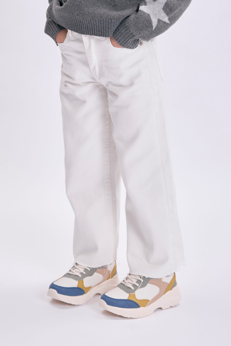 Pantalón jean Crudo