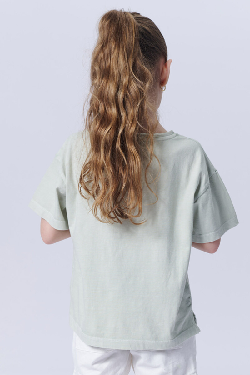 Remera Nice Palmera Verde