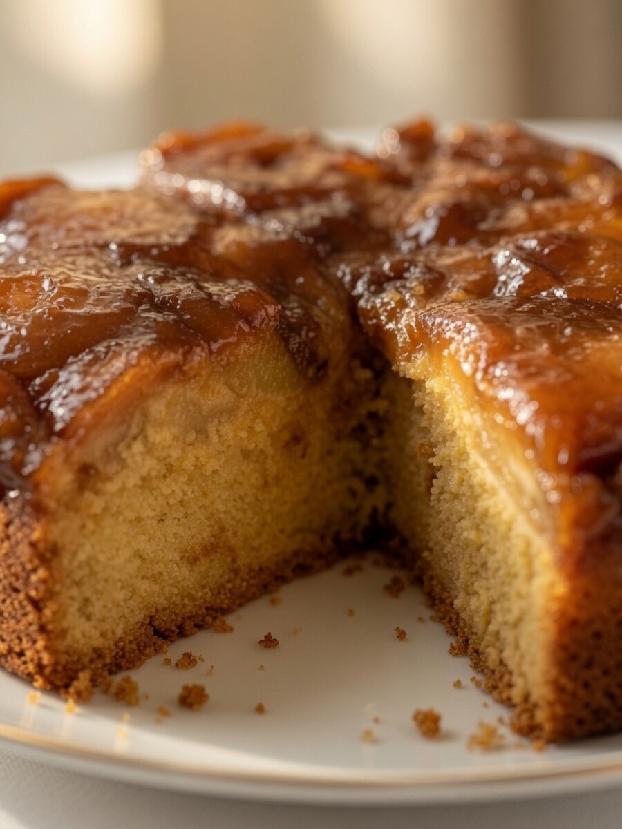 Torta Invertida de Manzana 