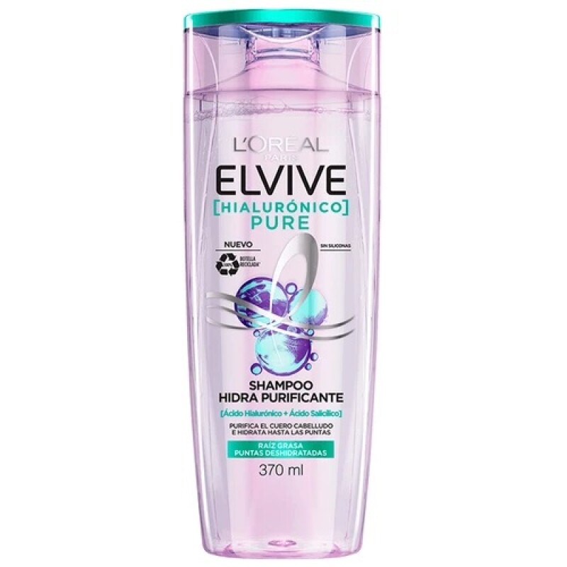 Shampoo Elvive Hidra Hialuronico Pure 370ml Shampoo Elvive Hidra Hialuronico Pure 370ml