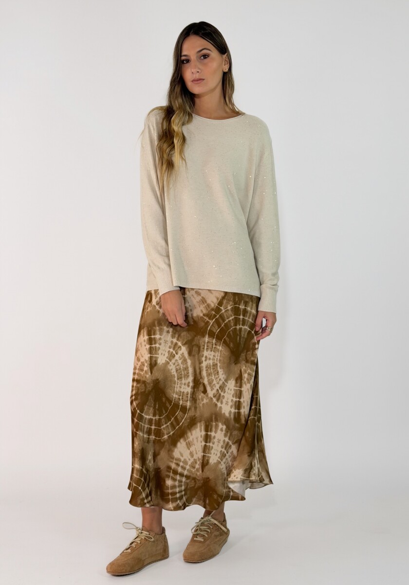 POLLERA CALISTA - CAMEL 